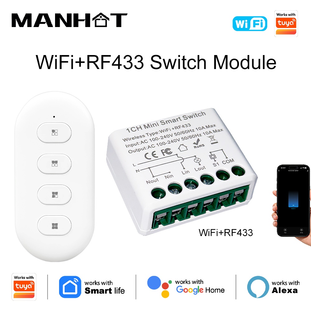 For Tuya WIFI 10A Smart Light  - Home Automation Diy 评论和价格